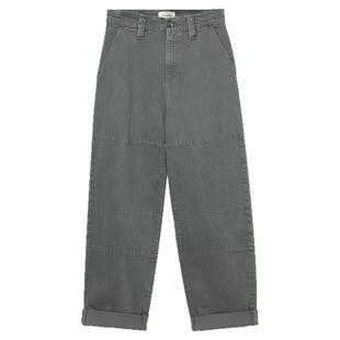 IT FRAME女装卷边牛仔长裤新款简约休闲宽松工装直筒裤DPA728XO