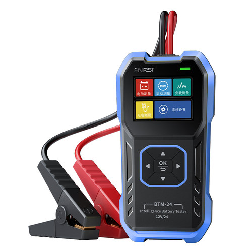 FNIRSI汽车蓄电池检测仪电动车电瓶寿命容量12V24V电压电量测试仪