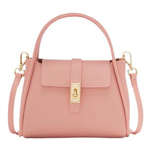 520礼物ELLE女包真皮包包牛皮通勤手提单肩包斜挎包妈妈款拎包