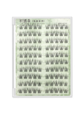 baby婴儿弯漫画感仿真假睫毛新手