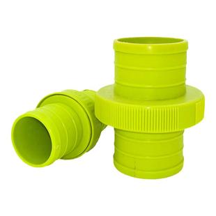 高强度工程塑料水带接头 ABS塑料农用灌溉水带快速活接头加厚塑料