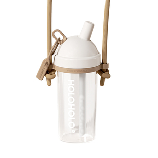 holoholo吸管杯成人塑料儿童水杯夏季便携女高颜值简约杯子耐高温