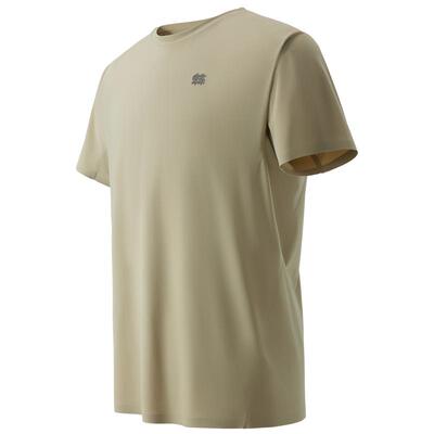 KOLON SPORT可隆短袖T恤接触凉感防晒UPF50+男女冷黑圆领短袖T恤