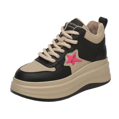 达芙妮加绒老爹板鞋女