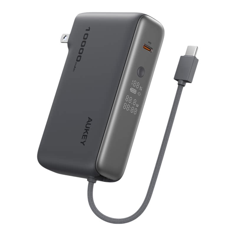 AUKEY ����3C��֤10000mAh����һ��籦142.0Ԫ