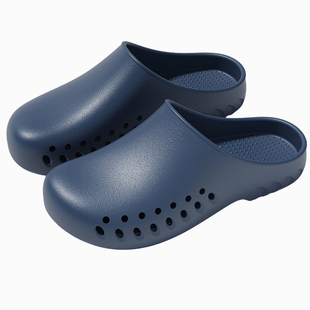 医生手术室拖鞋男防静电实验室洁净房工作鞋洞洞鞋EVA护士包头鞋