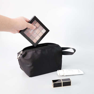 2025新款简约纯色便携旅行提手出差男士化妆包洗漱包收纳袋大容量