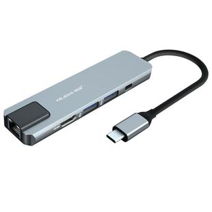 科乐多雷电3typec转hdmi八合一扩展坞适用macbook苹果iphone17手机连接电视usb接头网口网线转换器电脑显示器