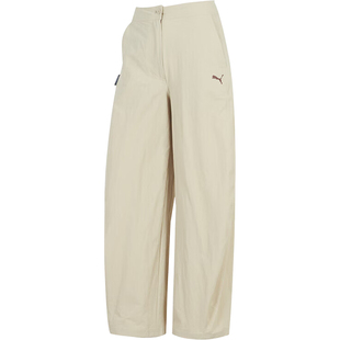 Puma/彪马正品2025秋季款女士耐穿日常休闲运动弯刀裤634800-91