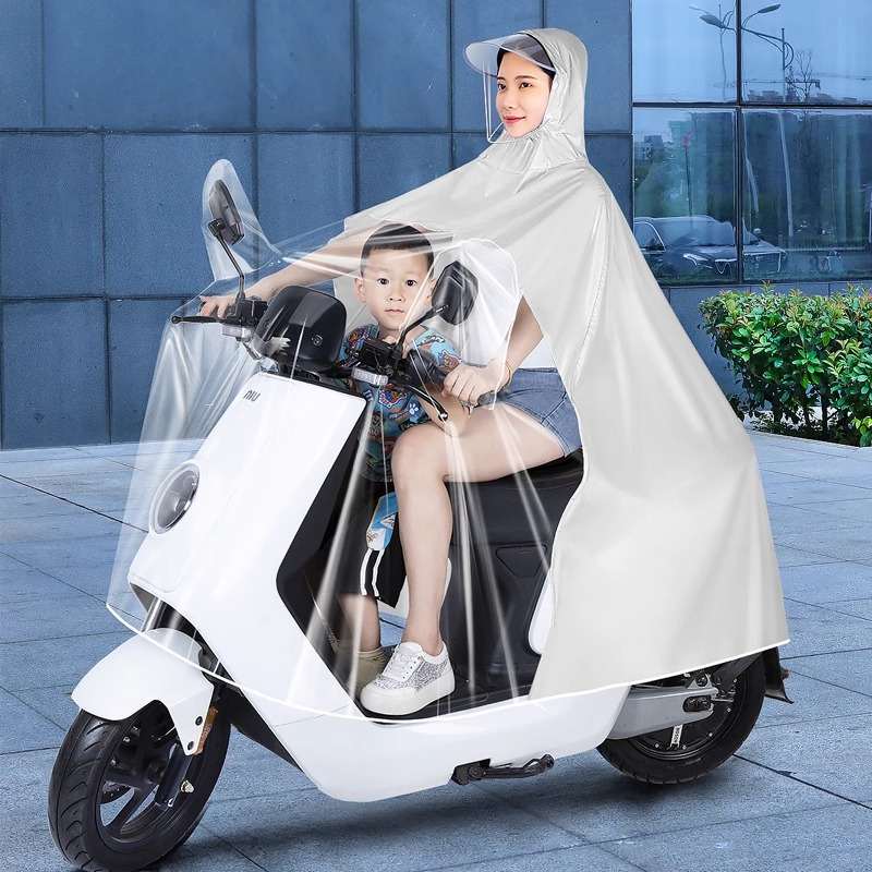 电动车雨衣双人母子亲子女长款2025新款全身防暴雨电瓶摩托车雨披