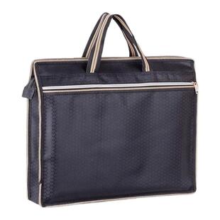 公文包手提文件包文件袋拉链袋防水大容量手提包男士女士牛津布公文袋收纳出差办公会议培训班资料定制印logo