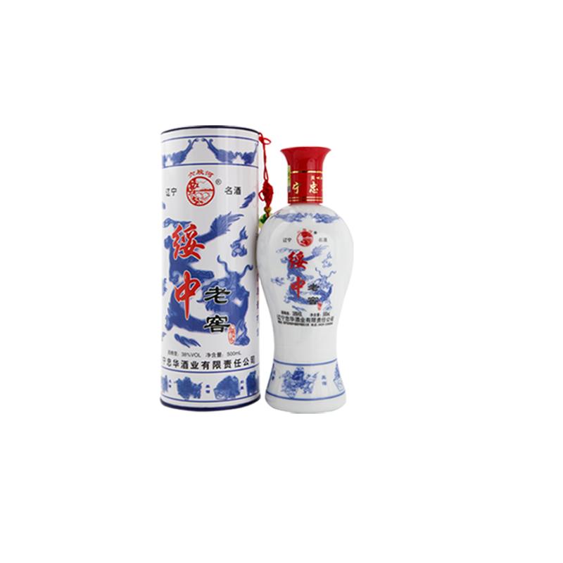 绥中老窖白飞天浓香型白酒38度500ml*6整箱固态发酵纯粮食口粮酒