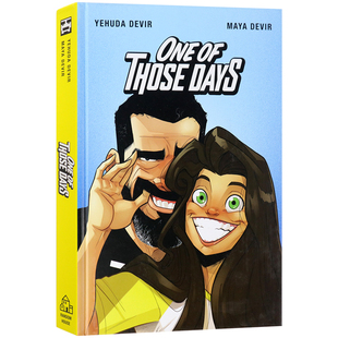 英文原版 那些日子中的一天 One of Those Days 恋爱漫画 甜蜜二人世界 婚姻的细节 Yehuda Maya Devir 网络漫画 精装书