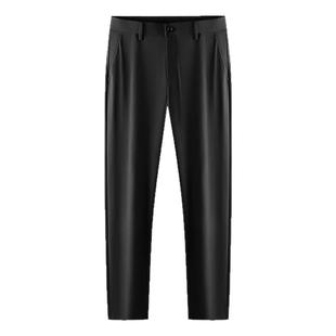 大码四面弹力夏季速干冰丝高尔夫长裤男宽松直筒golf球裤男