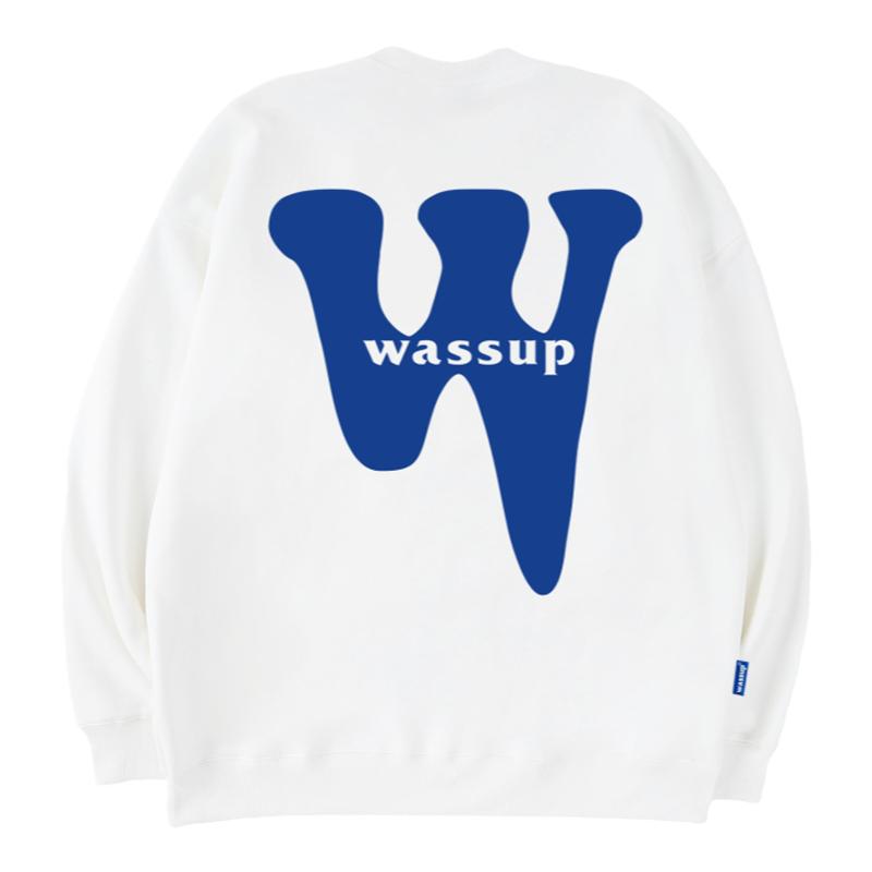 WASSUPHEODS国潮圆领卫衣无帽