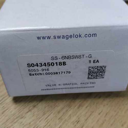 议价世伟洛克Swagelok SS-6NBSW8T-G 针阀 原装正品 其他型号问客