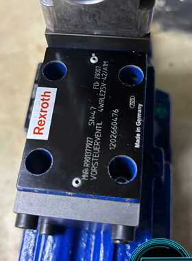 议价力士乐全新高频响比例阀 4WRLE25V370M-4X/MXY/24A1   R90140