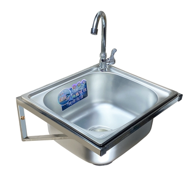 多用途不锈钢水槽挂墙架挂式卫生间洗手盆洗菜池支架免打孔水槽架