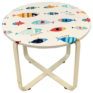 小圆桌套圆茶几布防水防油 PVC简约饭桌洽谈桌桌布防滑台布椭圆形