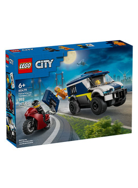 【自营】LEGO乐高城市系列60479警用囚犯运送车拼搭积木玩具礼物