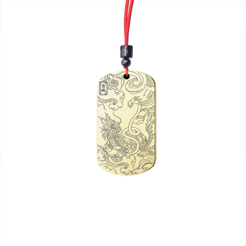 四象玄武吊坠四大神兽龟蛇项链