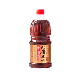 香油中华老字号崔字牌小磨芝麻油芝麻家用包邮1L/桶装