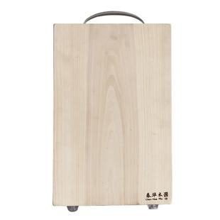 银杏木砧板白果树菜板抗菌厨房整木案板原木长方形家用实木切菜板