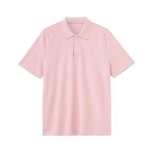 【领袖POLO衫】高端SUPIMA棉珠地侧拼螺纹夏季短袖翻领T恤 DAT991