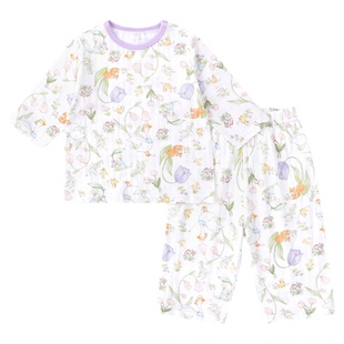 [100%棉]嘟嘟家儿童睡衣套装夏季男童女童纯棉轻薄家居服宝宝衣服