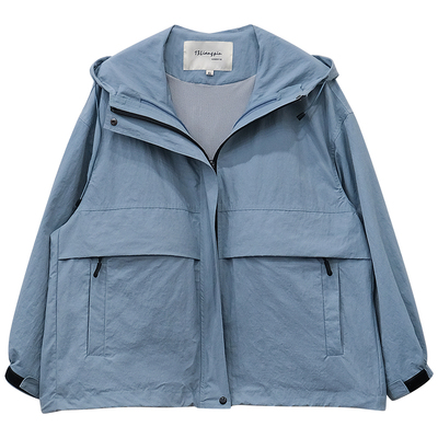 可拆卸摇粒绒山系外套女冬保暖