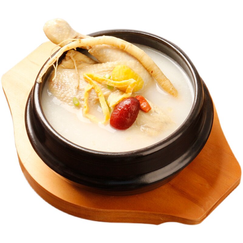 顺丰快递 富爸爸参鸡汤韩式风味加热即食浓郁开胃汤1000g