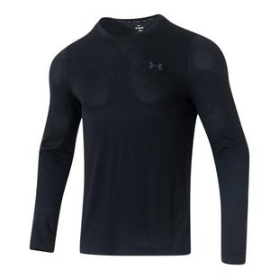 UA安德玛Rush Seamless速干长袖T恤男士圆领打底衫透气套头运动服
