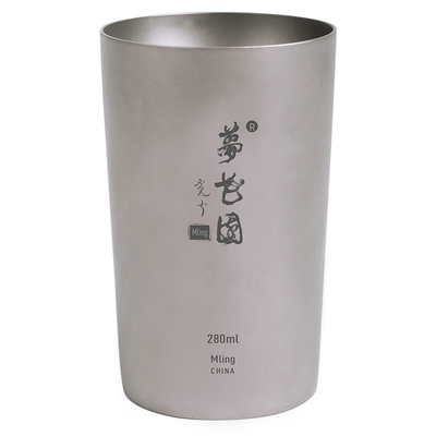 fantasy梦花园户外露营合金钛杯