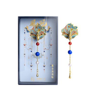 中国国家博物馆凤冠徽章冰箱贴