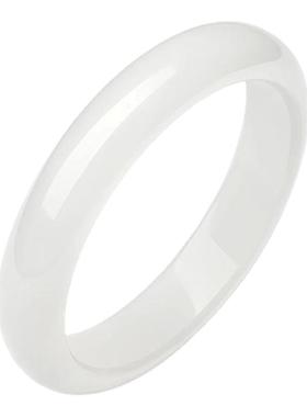 周大生白月光和田白玉手镯子女款