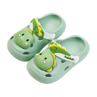巴拉巴拉男童洞洞鞋儿童拖鞋夏季男孩防滑包头男宝宝小孩沙滩凉鞋