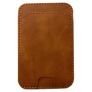 手机证件背贴粘贴卡包公交车证件身份证卡袋皮革纹防指纹耐脏卡套