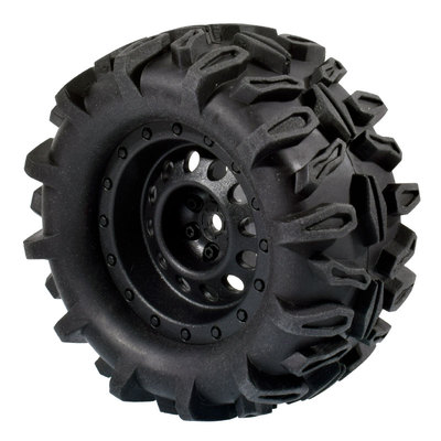 90mm大脚轮胎1/16越野胎