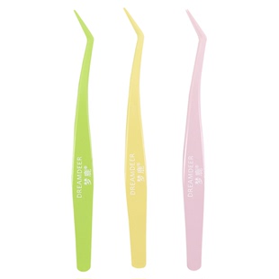 梦鹿不粘胶假睫毛镊子金羽夹防粘美睫嫁接新手新款免胶眼睫毛专用