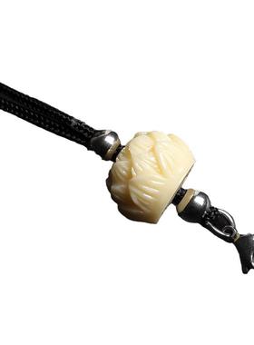 可调节纯银钛钢挂绳佛牌链包邮