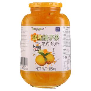 柚子茶蜂蜜1.15kg罐装芦荟汁柚子蜜蜂蜜柚子柠檬蜜茶奶茶店专用