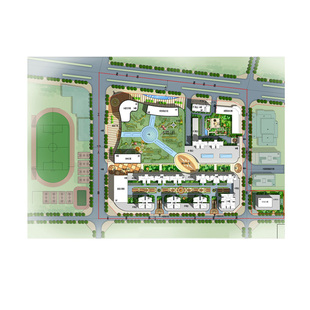 室内外户型彩平代画CAD图纸填色 园林景观环艺ps彩色平面图绘制