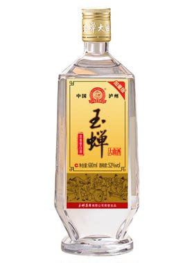 玉蝉大曲酒680ml光瓶口粮酒52度