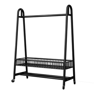 简易衣帽架落地室内房间挂衣架子可移动晾衣架家用卧室衣服收纳架