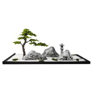 雪浪石景观石切片组合造景泰山石庭院假山石头室内枯山水造景摆件