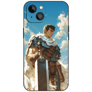 战士格斯剑风传奇手机壳适用苹果17Air小米15/14华为VIVO防摔12液态硅胶OPPO13磁吸iPhone16ProMax动漫二次元