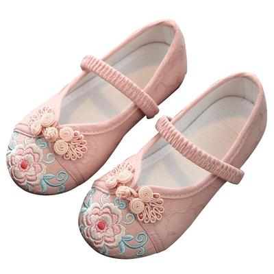 三月三汉服鞋子女童中国风旗袍鞋