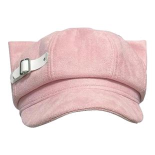 1Gangster Inn原创猫耳贝雷帽配饰可拆卸亚文化帽蕾系型宅系可爱