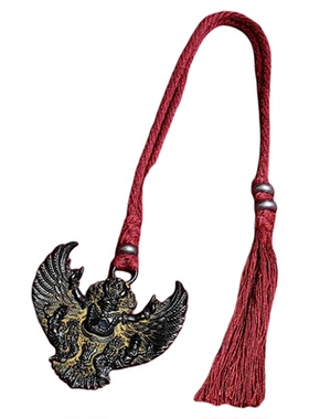 藏黑天铁寒铁托甲护法大鹏鸟吊坠