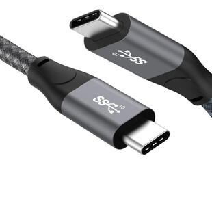 编织网type-c高速充电数据线10gbps传输USB3.2Gen2充电线100Wpd快充线内置emark芯片手机平板笔记本电脑读取
